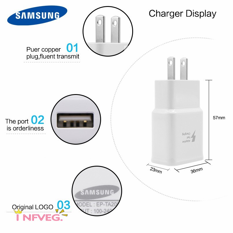Universal Fast Charger USB TypeC Samsung Fast Charging for Samsung