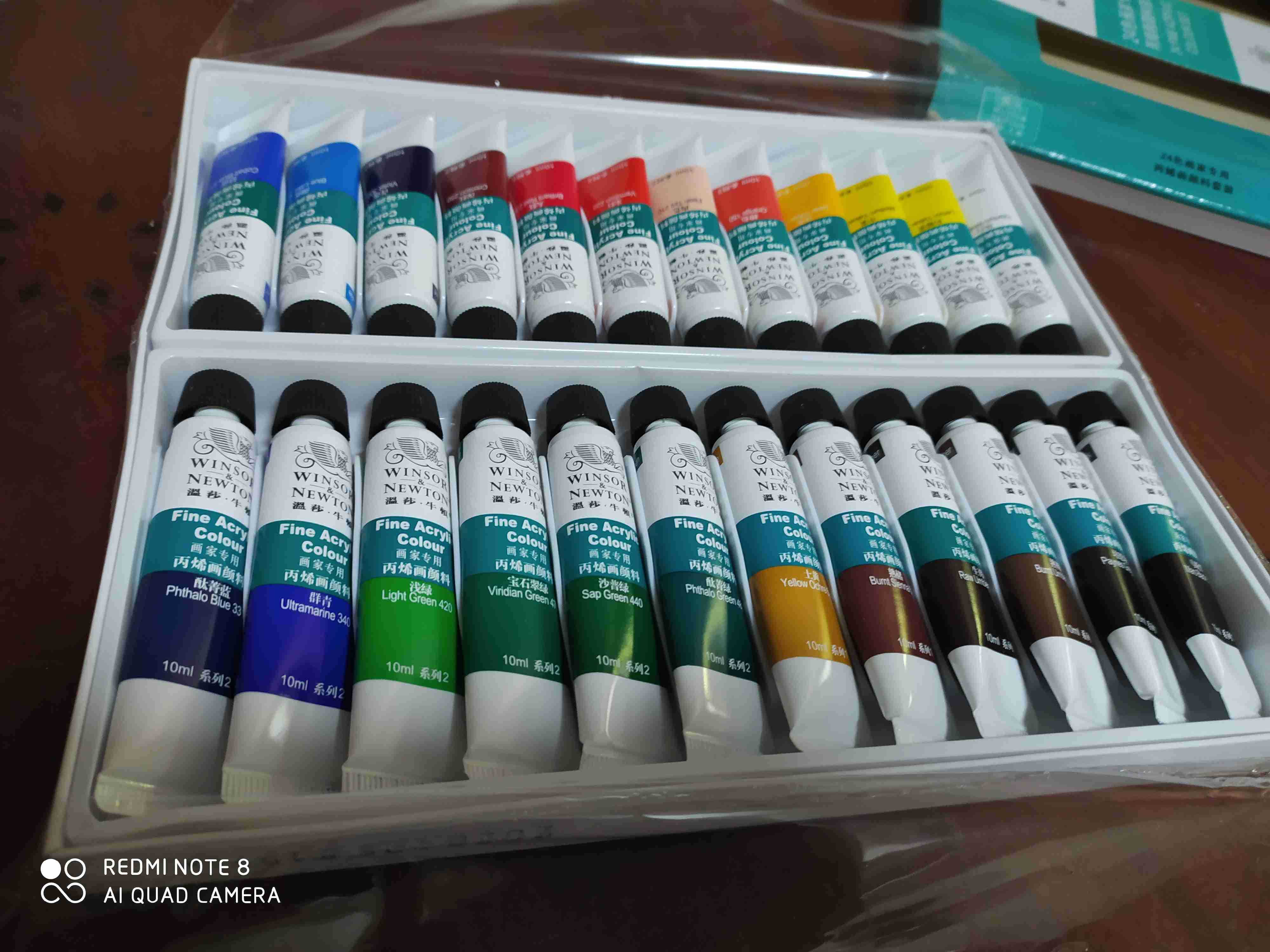 Acrylic Paint Set National Bookstore Download Free Mockup