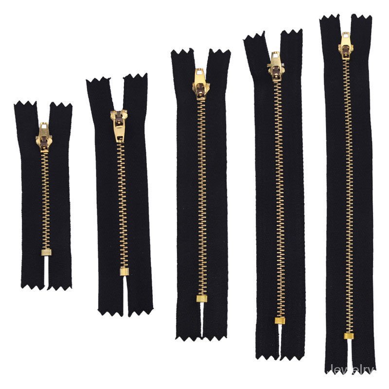 1318cmJeans Zipper Real Bronze Pants Zipper Black Casual Suit Pants Placket Metal Iron Zipper