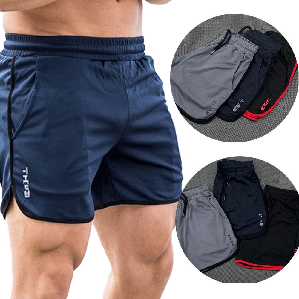 M2XL Men Sports Jogging Fitness Shorts Quick Dry Mens Gym Running