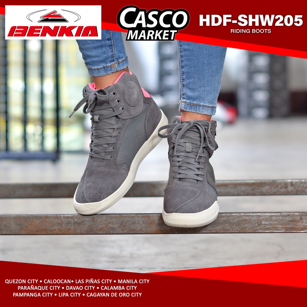 BENKIA HDFSHW205 SHOES MOTORCYCLE RIDING BOOTS (FOR WOMEN) Shopee