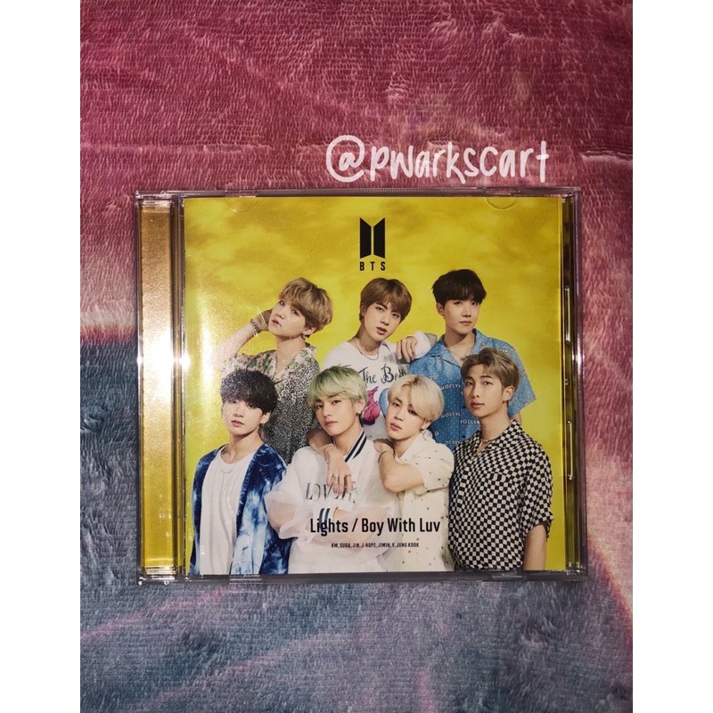 BTS Lights / Boy With Luv Japanese Album (version c) Shopee Philippines