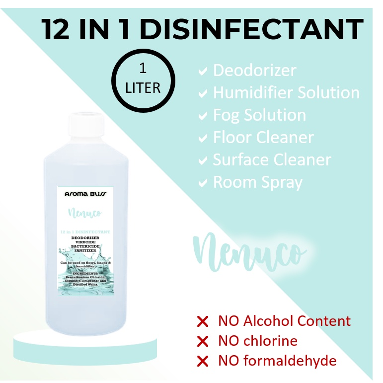 Nenuco 12 in 1 DISINFECTANT Humidifier Solution 1 Liter Shopee