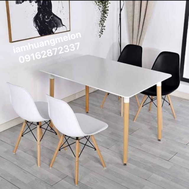 Dining table modern scandinavian (120cmx80cmx75cm) Shopee Philippines
