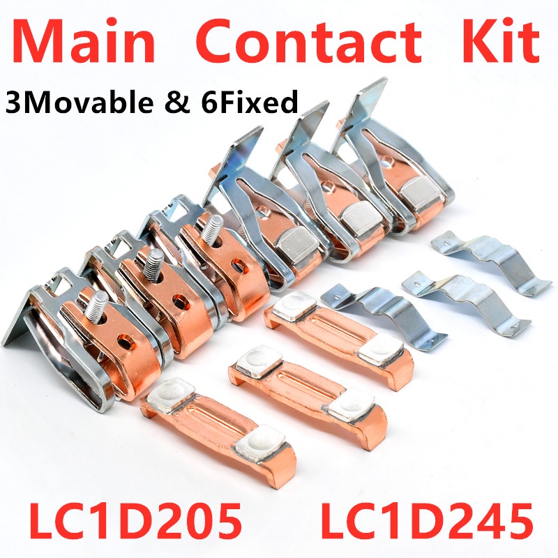 Main Contact Set For LC1D205 LC1D245 LA5FG431 Contactor Contact Kit