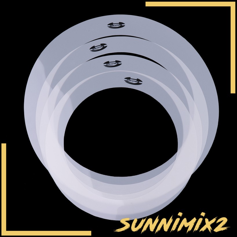 1 Set Drum Muffler Tone Control Rings 10\'\' 12\'\' 14\'\' 16\'\' for