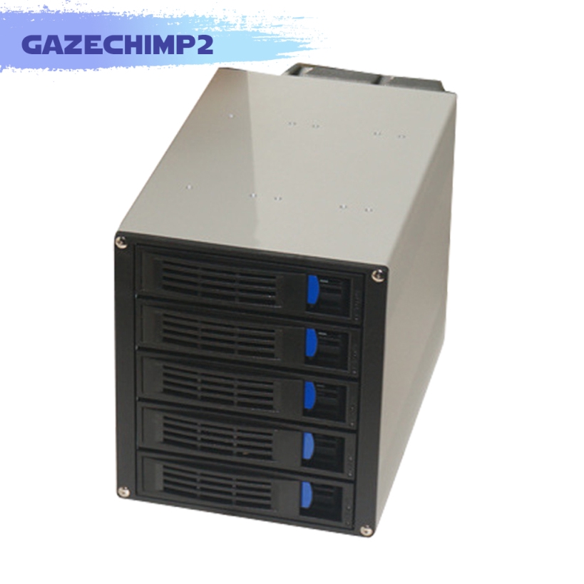 5 Bays Tray Internal SATA SAS Hard Drive Disk HDD Enclosure Hot Swap