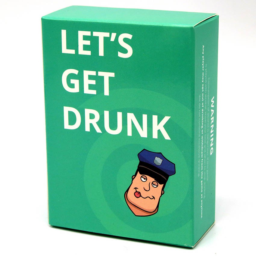 Drinking Game Lets Get Drunk Card game Fun Adult Drinking Game