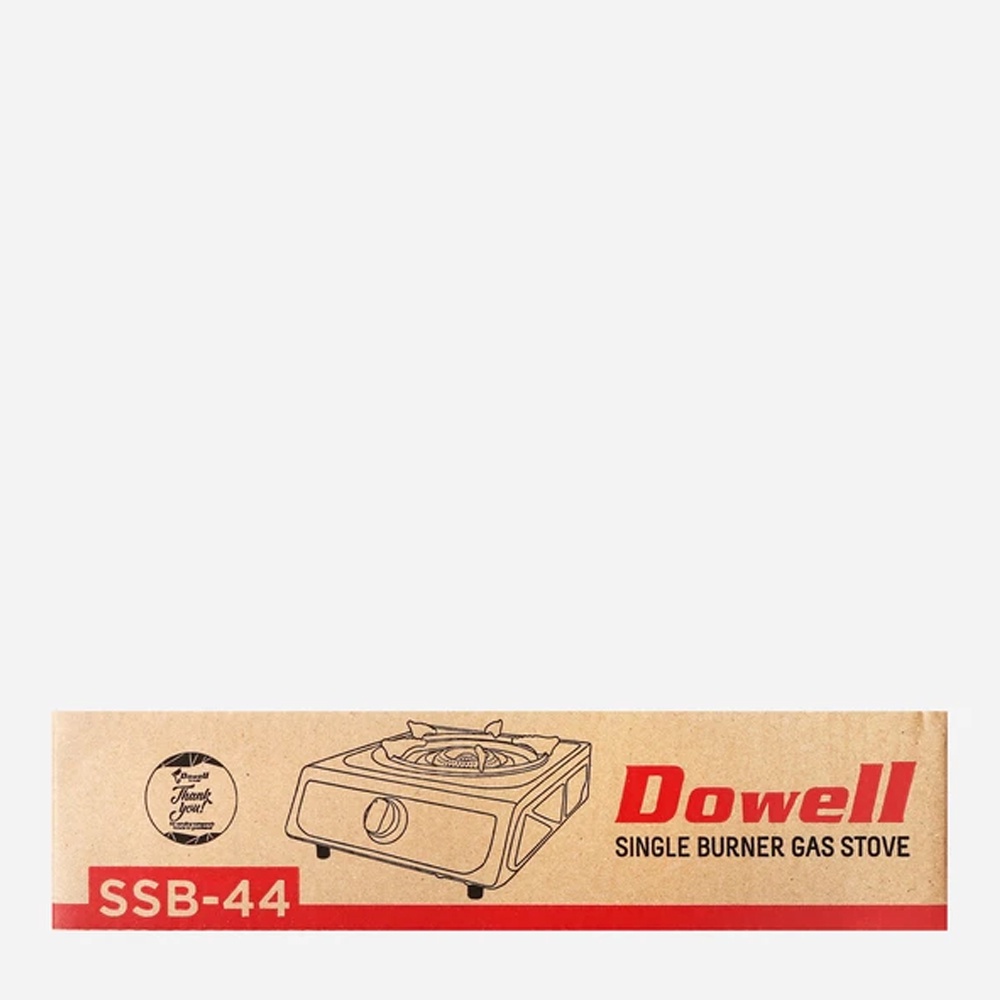 Dowell SSB44 Heavy Duty Single Burner Gas Stove Stainless Body