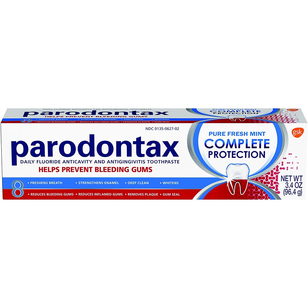 PARODONTAX Complete Protection Anticavity Gingivitis Toothpaste Pure