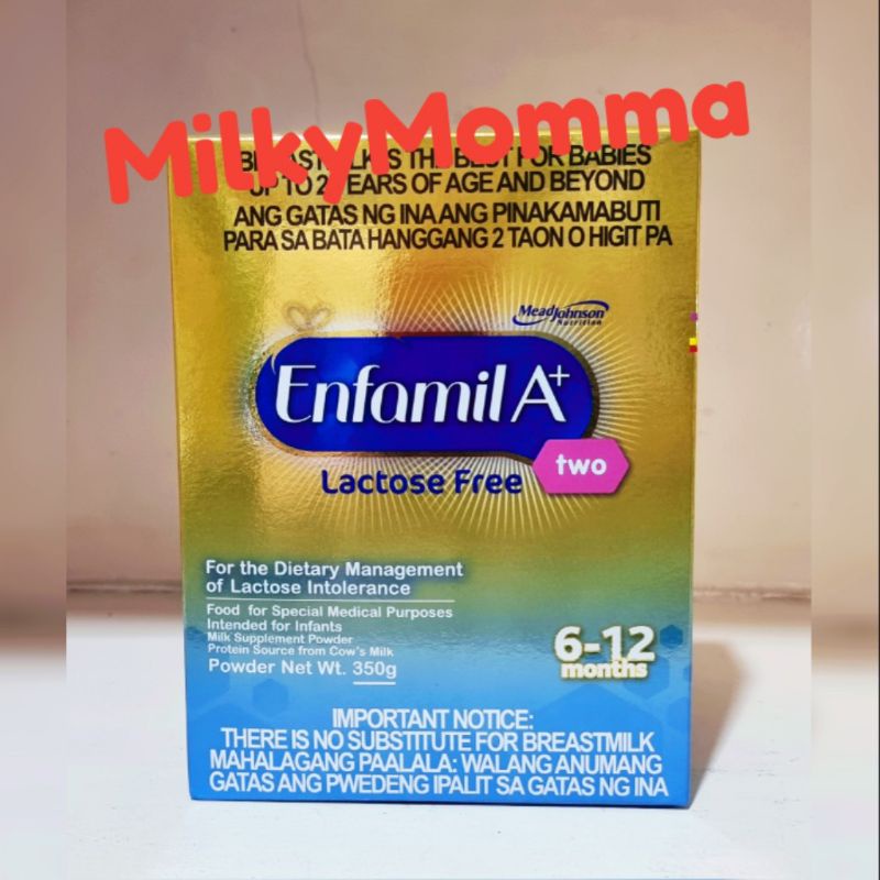 Enfamil 2 Lactose Free 350g Shopee Philippines