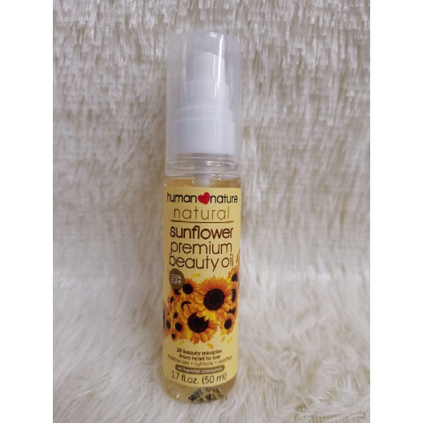 HUMAN NATURE Sunflower Premium Beauty Oil/Bloom 50mL Shopee Philippines
