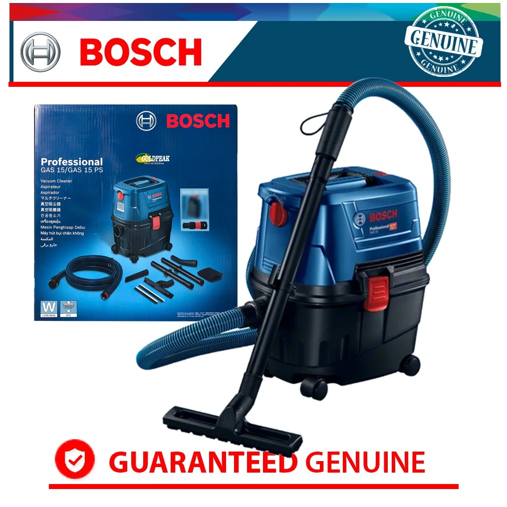 Bosch GAS 15 Wet & Dry Vacuum Cleaner (15 Liters) Shopee Philippines