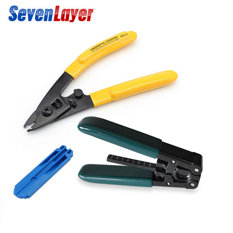 3 IN 1 FTTH Splice fiber optic tool kits Covered wire Fibre stripping+Fiber Optic+Fixed Length
