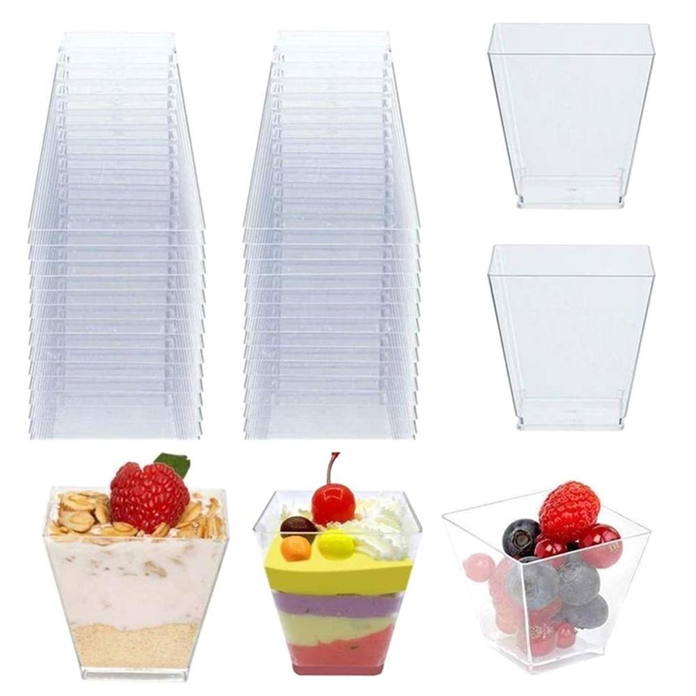 Transparent Thickened Pudding Jelly Ice Cream Dessert Mousse Cup (60ml