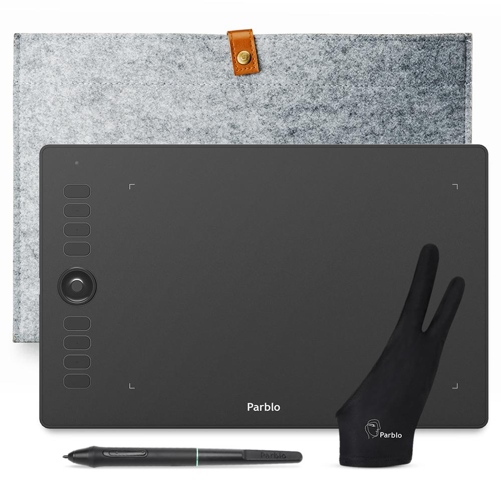 2022.Parblo A610 Pro Graphic Tablets Digital Pen Tablet Phone Drawing Tablet with Tilt Battery
