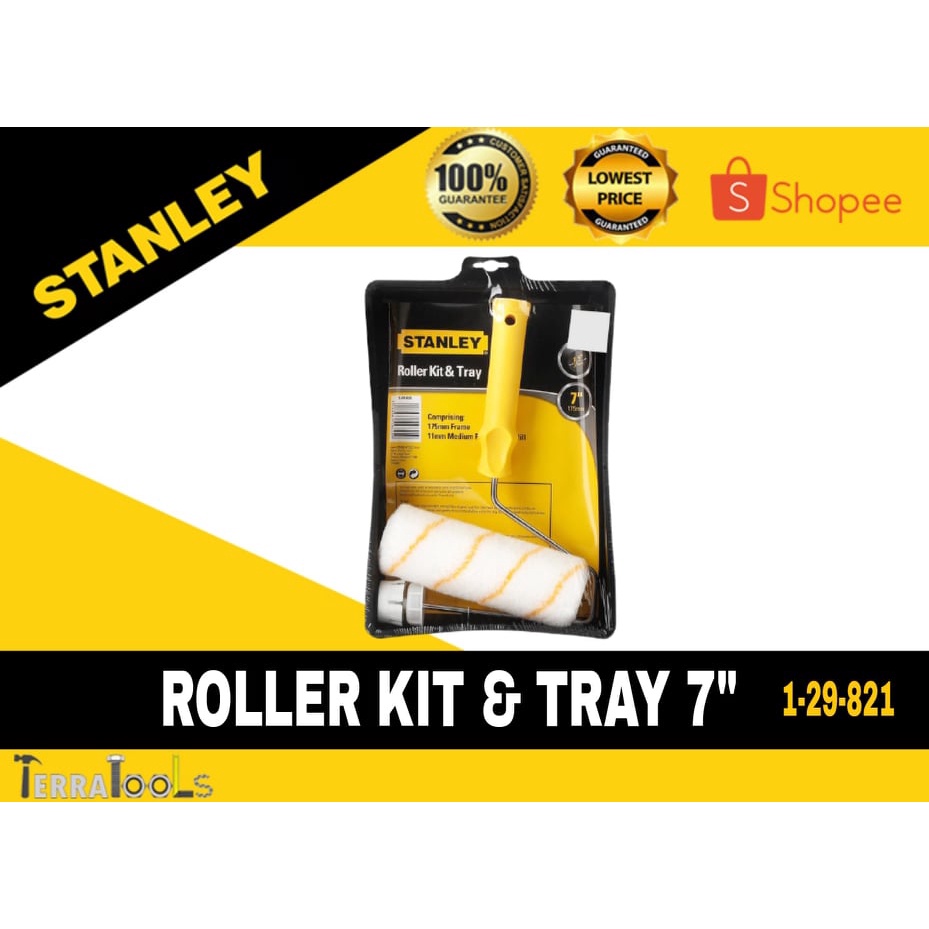 Stanley Paint Roller Kit and Tray 7" 129821 Shopee Philippines