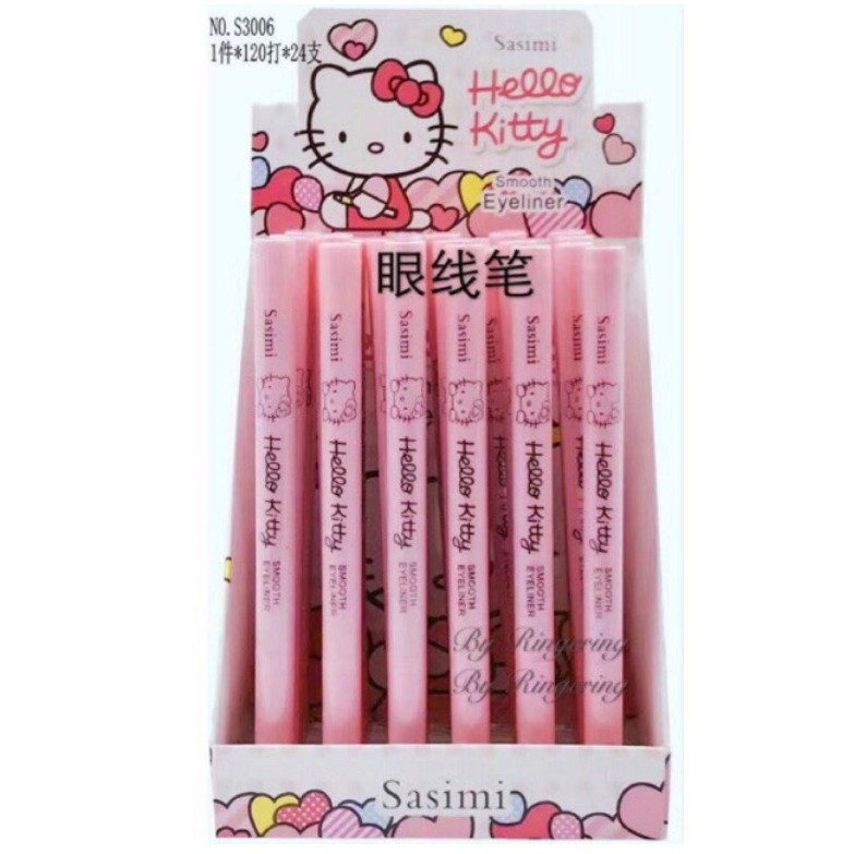 MINISO Hello Kitty Eyeliner Double End Thick And Thin Eyeliner Liquid