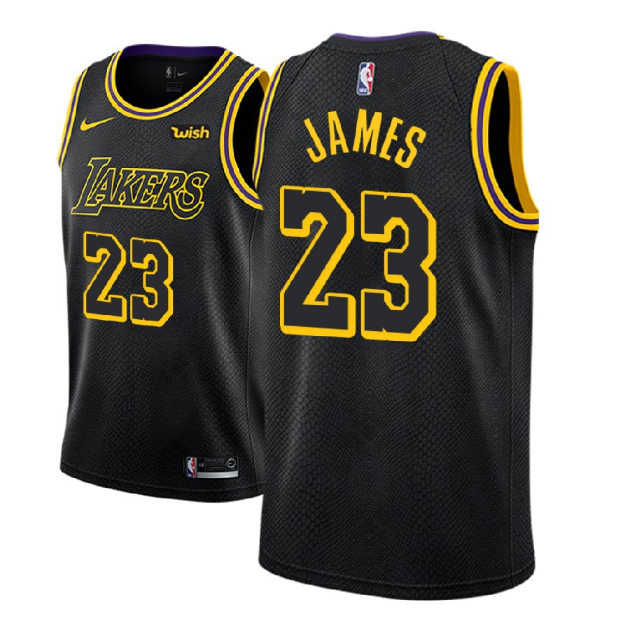 BEST Los Angeles Lakers 23 LeBron James 201920 City Gold Jersey