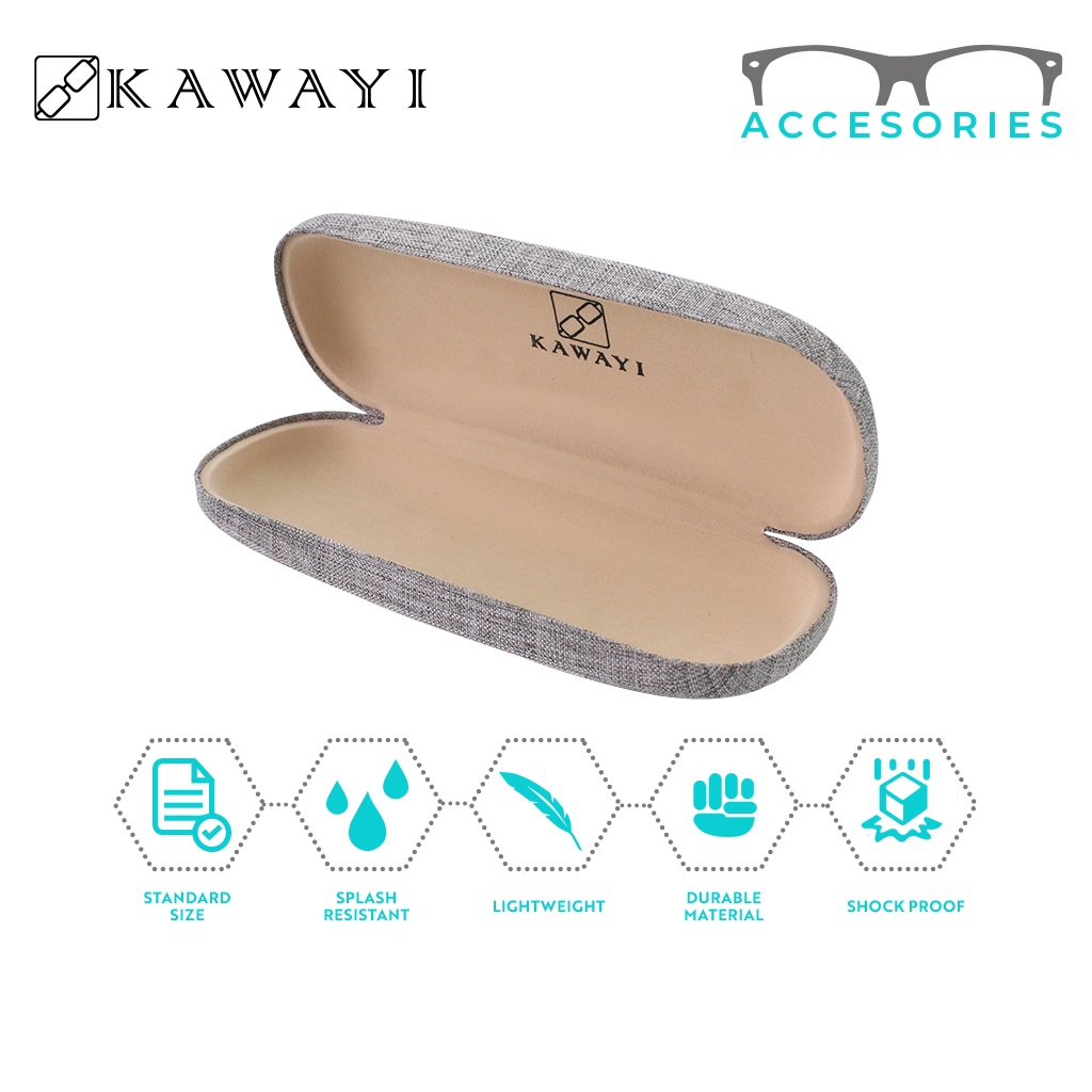 KAWAYI Unisex Hardcase Eyeglasses Cases Protective Case For Anti