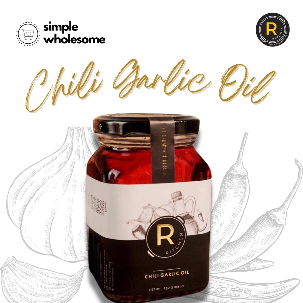 Simple Wholesome R Kitchen Chili Garlic Oil Bestselling Chili Sauce Shopee Philippines