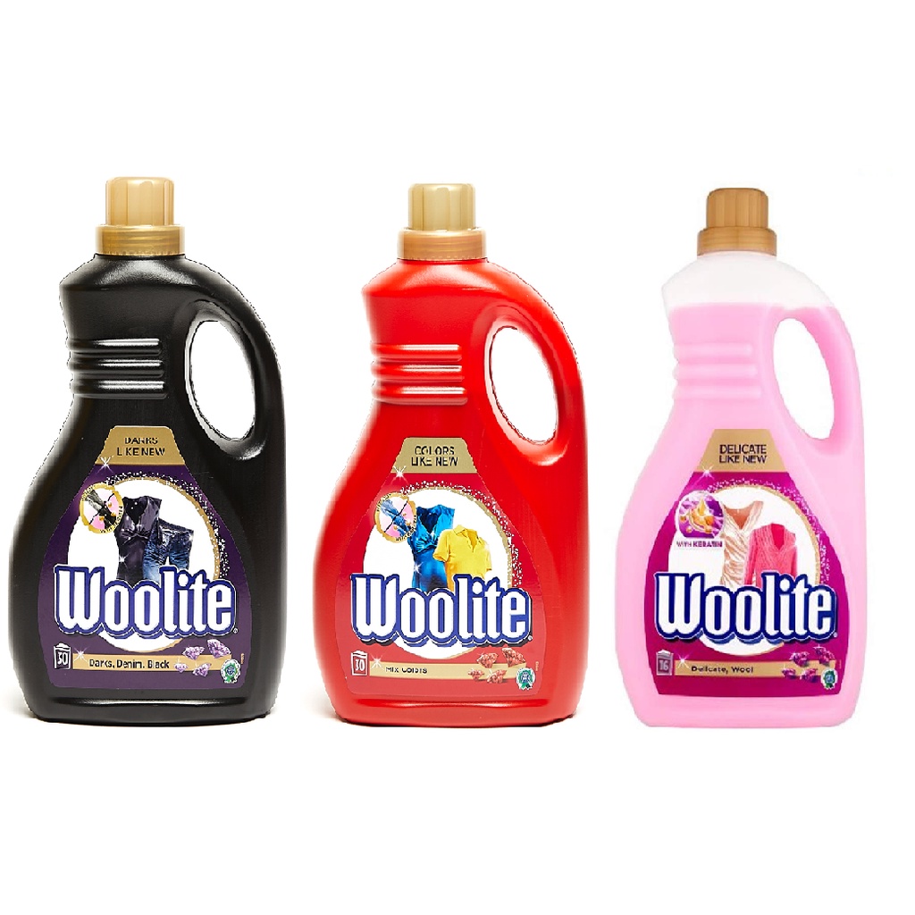 Woolite Mix Colors/ Denim Black/Delicate Wool Laundry Detergent