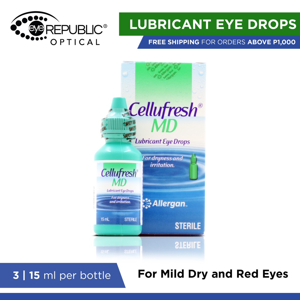Cellufresh 3/15ml Lubricant Eye Drops (Expiry Oct 2023) EYE Republic