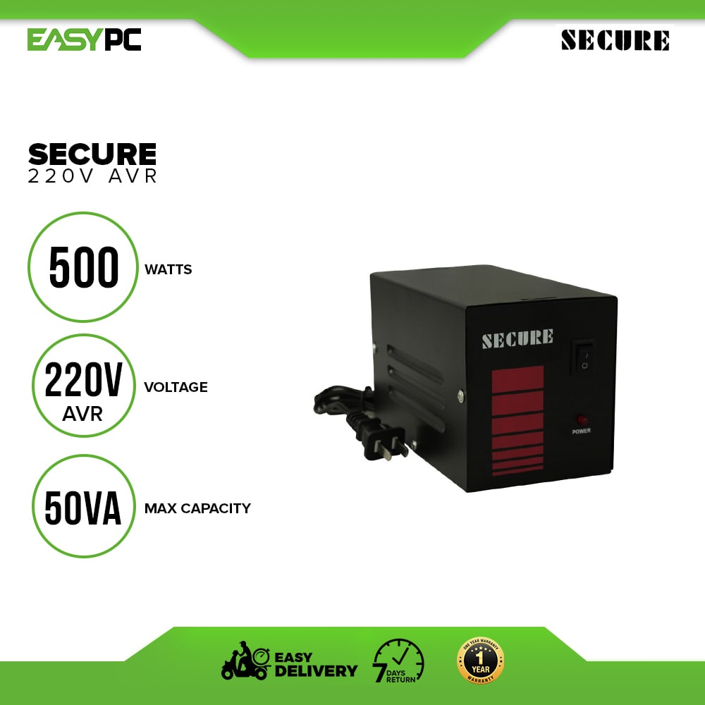 Secure Avr 220v, Secure Automatic Voltage Regulator 220 Volts with
