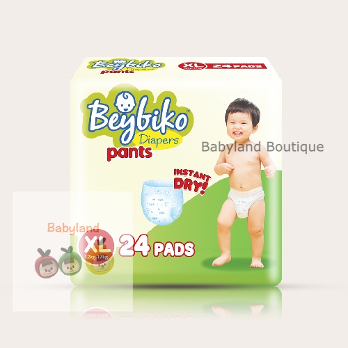 Beybiko Diapers Pants Extra Large (1217 kg) 24pcs Shopee Philippines