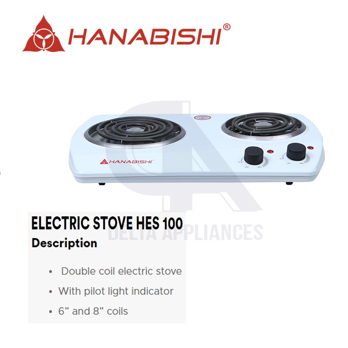 Hanabishi HES 100 Electric Stove (Double) Shopee Philippines