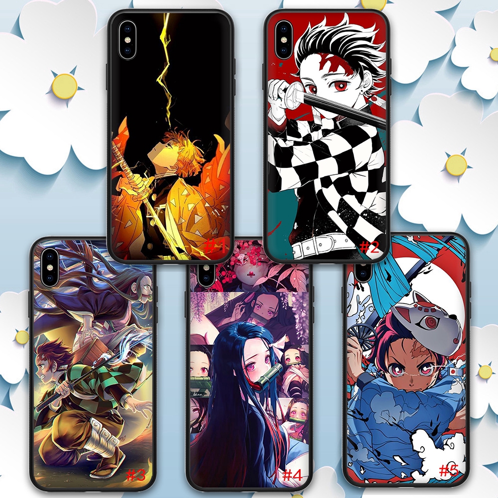 Demon Slayer Soft Phone Case for iPhone 11 11Pro 6 6s 7 8 Plus X XR XS
