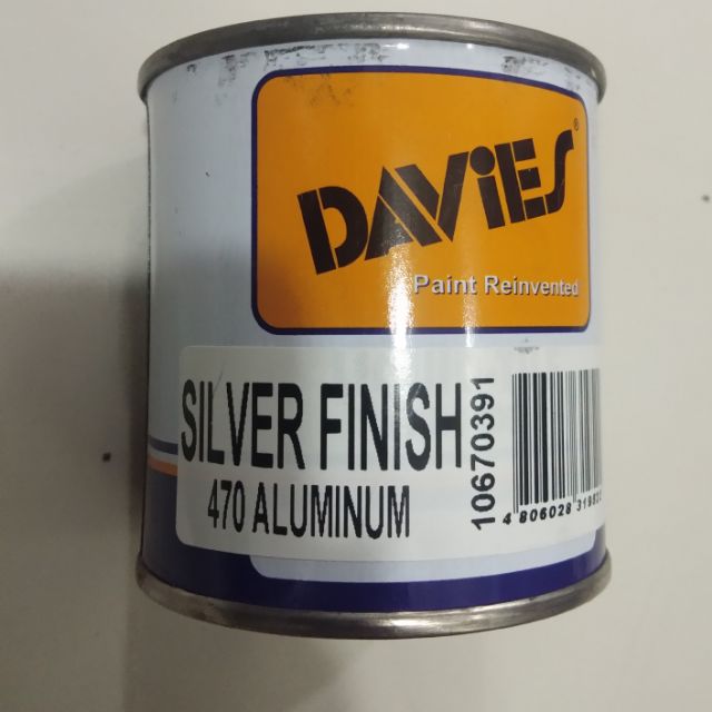 Davies paint silver finish 470 aluminum 1/4LITER Shopee Philippines
