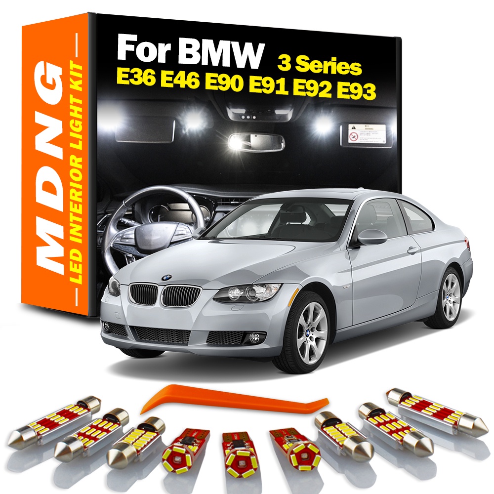 MDNG Canbus LED Interior Map Dome Trunk Light Kit For BMW 3 Series E36