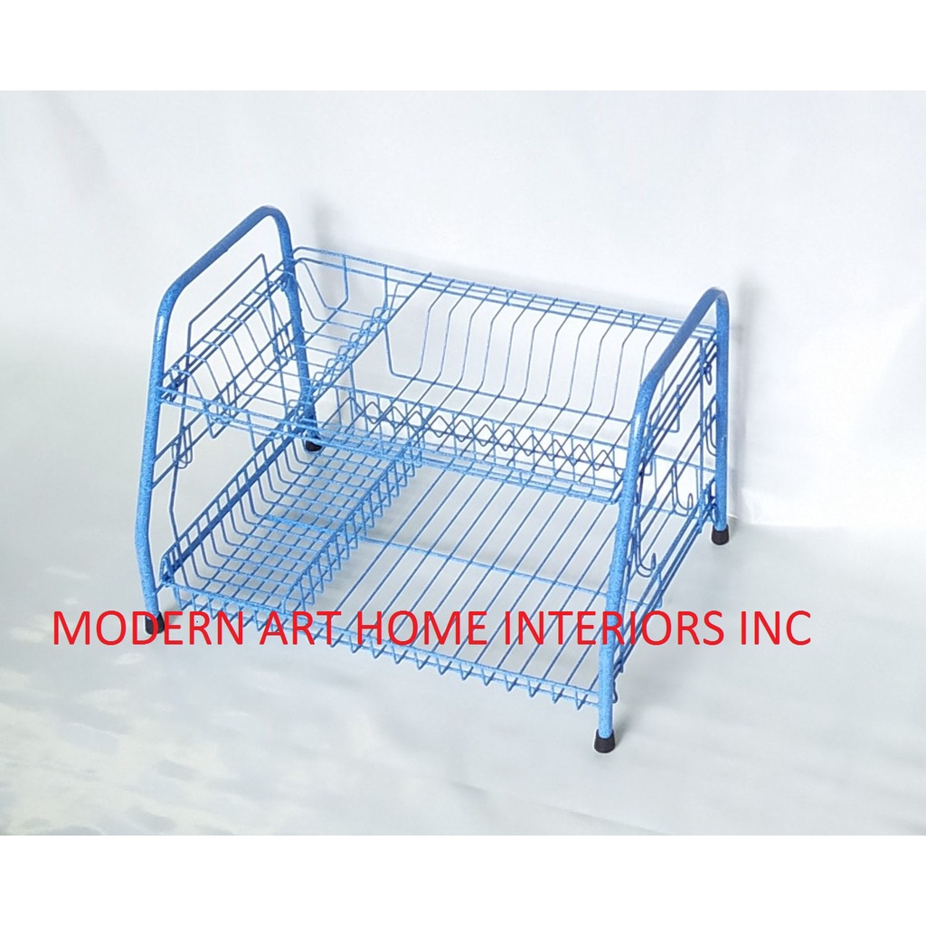 Super 2 Layer Blue Dish Rack Shopee Philippines
