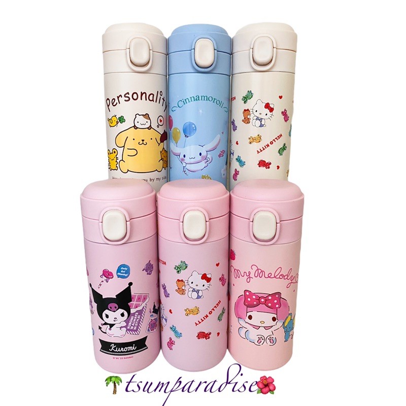 Tumbler Water Bottle Hot or Cold Kuromi Hello Kitty My Melody