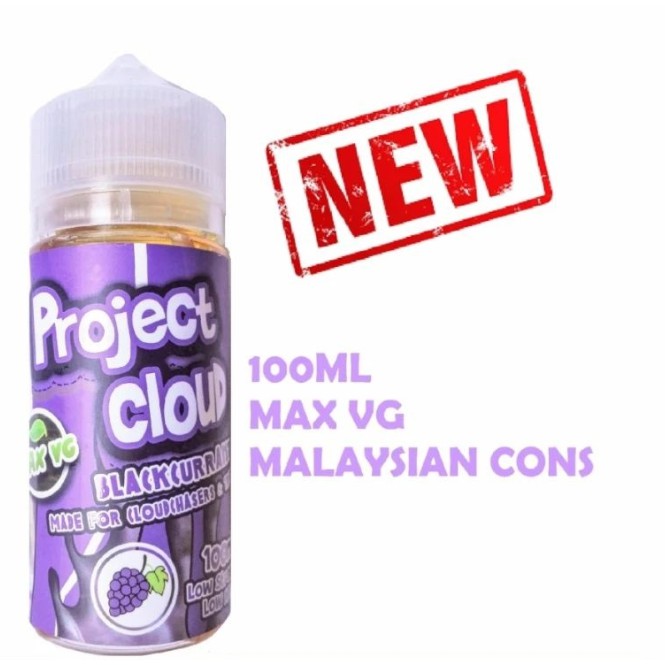 Vape Juice Project Cloud 100ml Low Strength Low Mints Liquid Juice Vapor Shopee Philippines