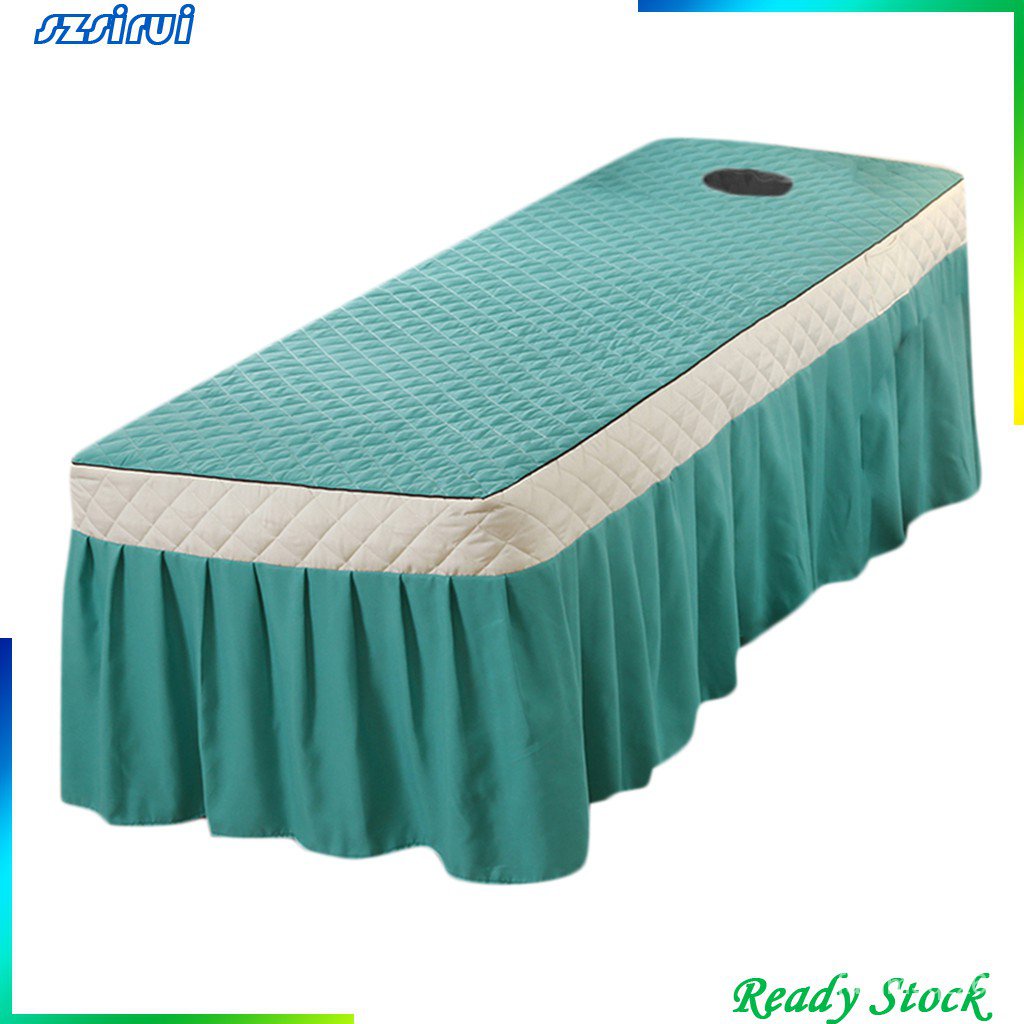 [Ready Stock] Standard Massage Table Skirt Beauty Face Facial Bed Cover