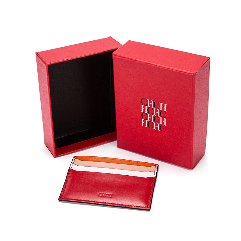 CHCH Fashion Slim Minimalist Wallet Credit Card Holder Luxury Leather