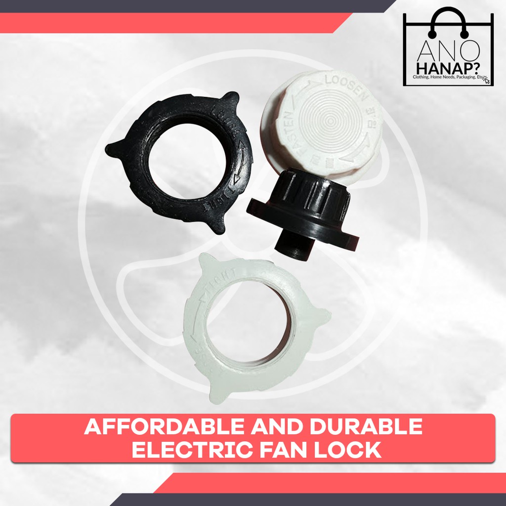 Affordable and Durable Electric Fan Lock (Front and Back) Shopee