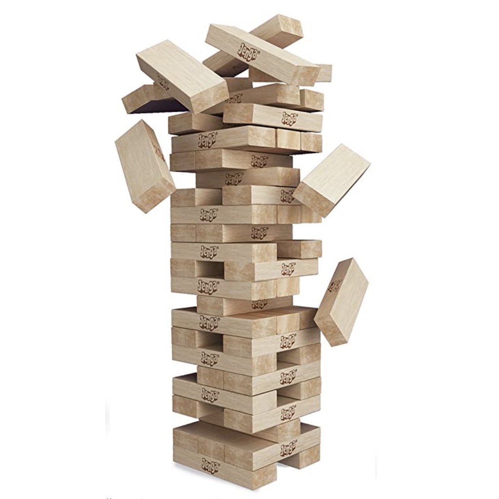 JENGA BLOCKS 54PCS HARDWOOD BLOCKS highquality wood blocks Shopee