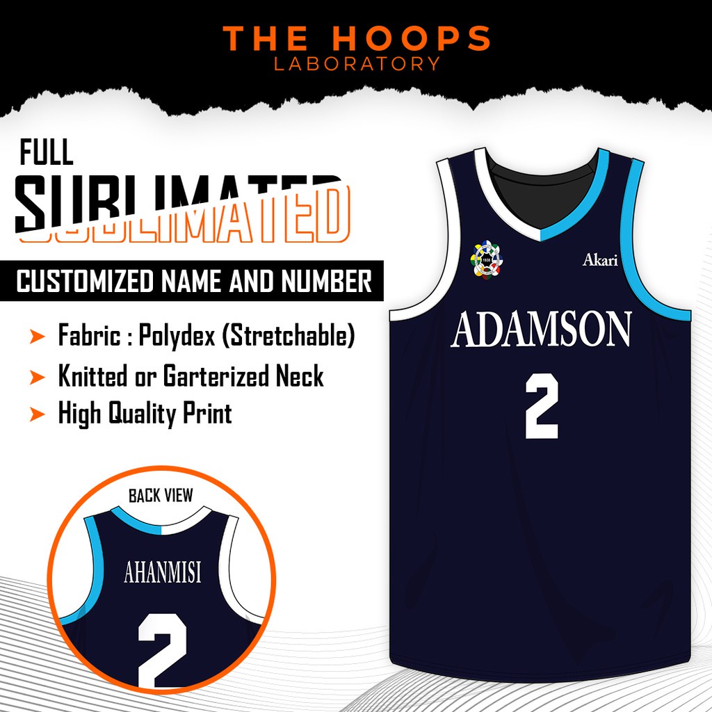 ADU Soaring Falcons UAAP Adamson University Basketball Jersey (TOP