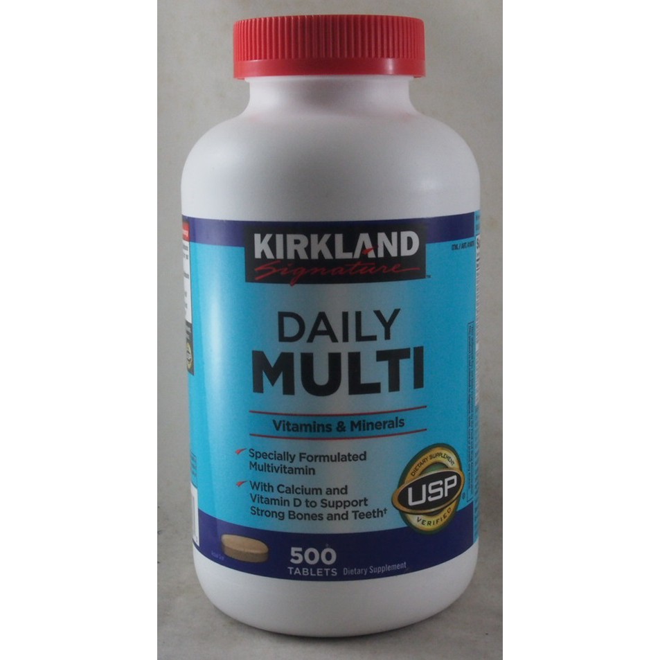 Kirkland Signatures Daily Multi Vitamins, 500 tablets Shopee Philippines