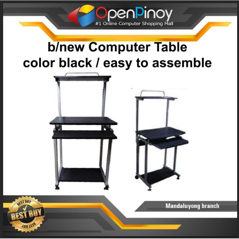 Brandnew Computer Table GX468 color black / easy to assemble / good