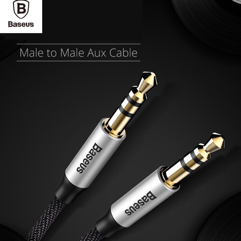 Baseus Headphone Auxiliary Cable 1M Headphone Car Auxiliary Jack Audio