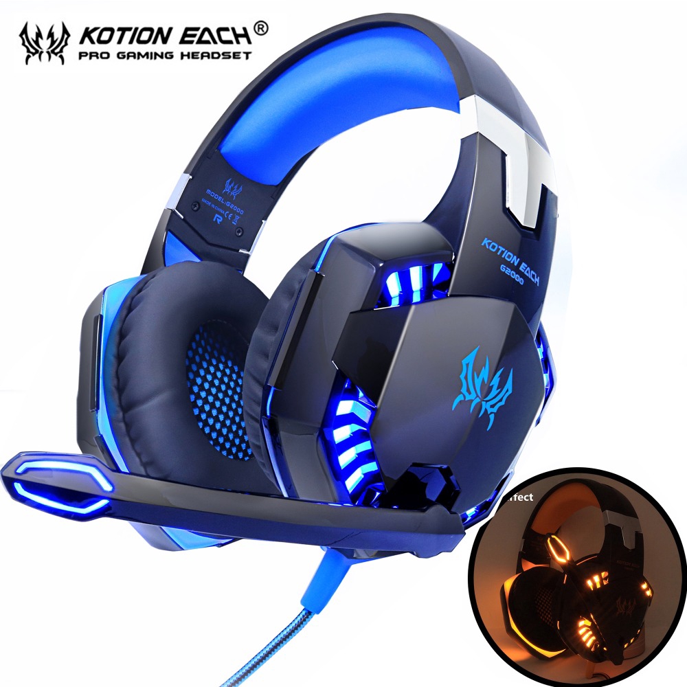 KOTION EACH Gaming Headphones Headset Deep Bass Stereo