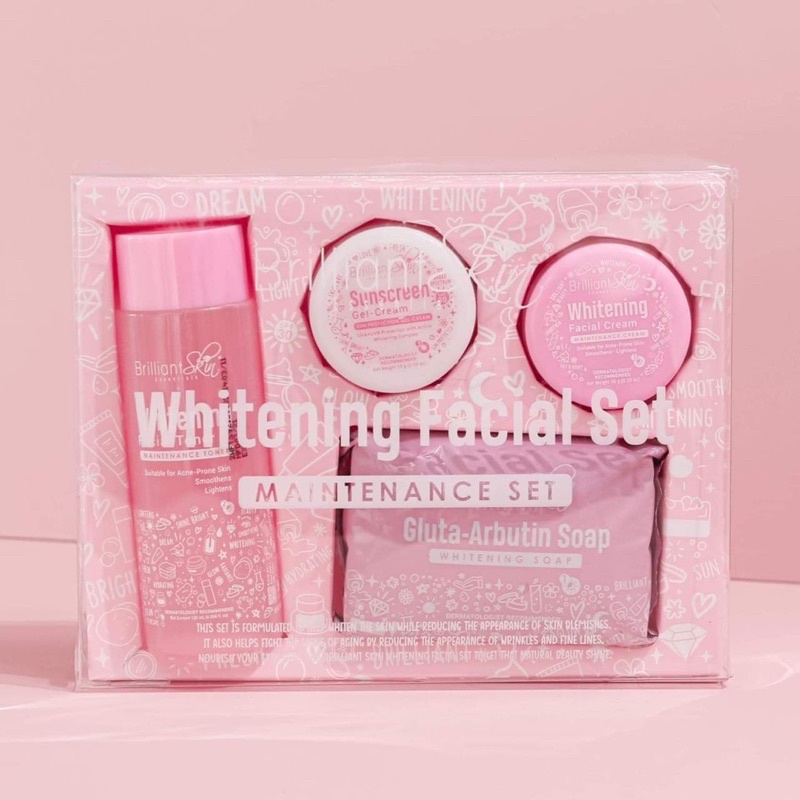 Brilliant Whitening Facial Set (NEW PACKAGING) Shopee Philippines