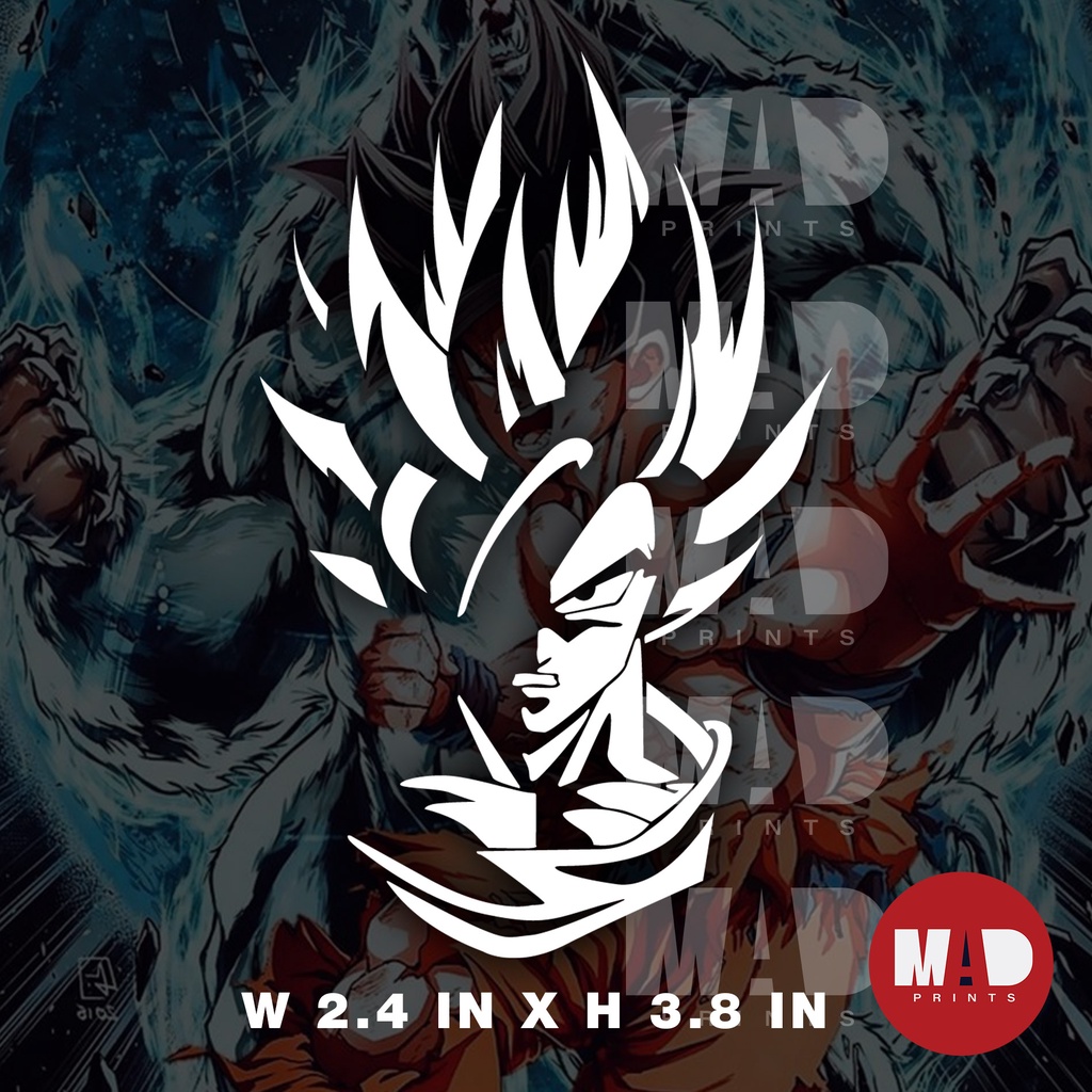 Goku Dragon Ball Z Decal Car Motor Sticker Shopee Philippines