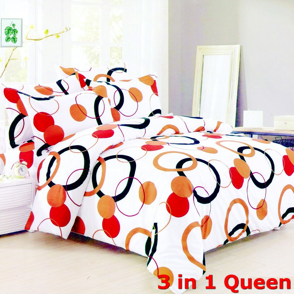 Celina Home Textiles 3 in 1 Queen Cotton Bed Sheet Set Premium Quality