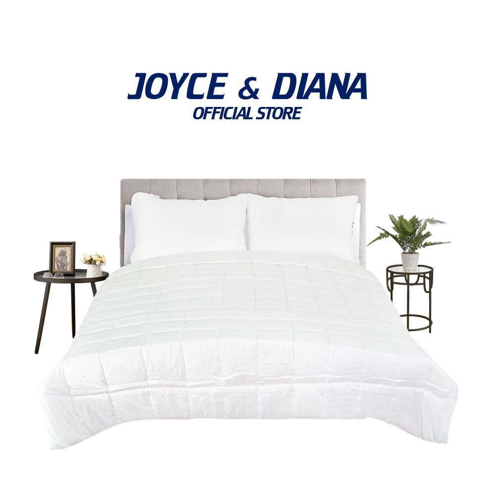 Joyce & Diana 4In1 Plain Premium Comforter Set Shopee Philippines