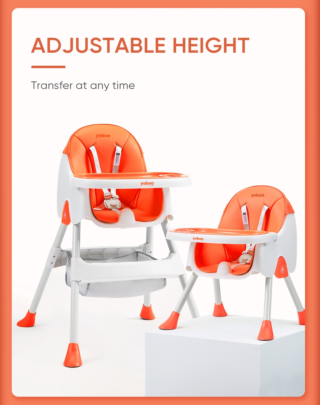 Yoboo Multifunctional Baby High Chair Baby Dining Compartment Booster